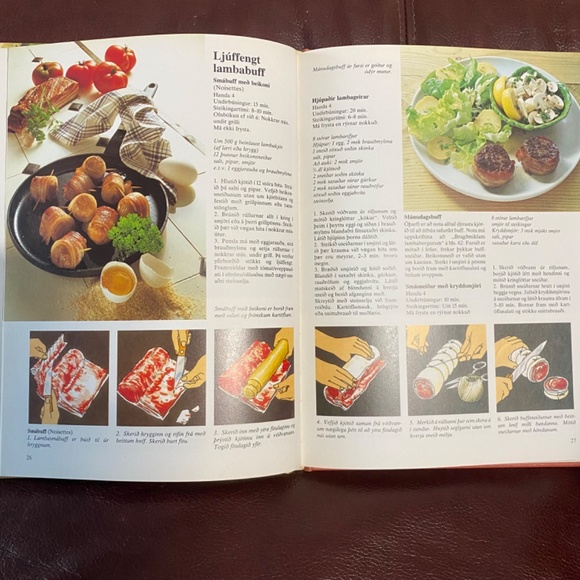 Icelandic language Recipe book / Lambakjöt - Lambmeat - Picture 2 of 5